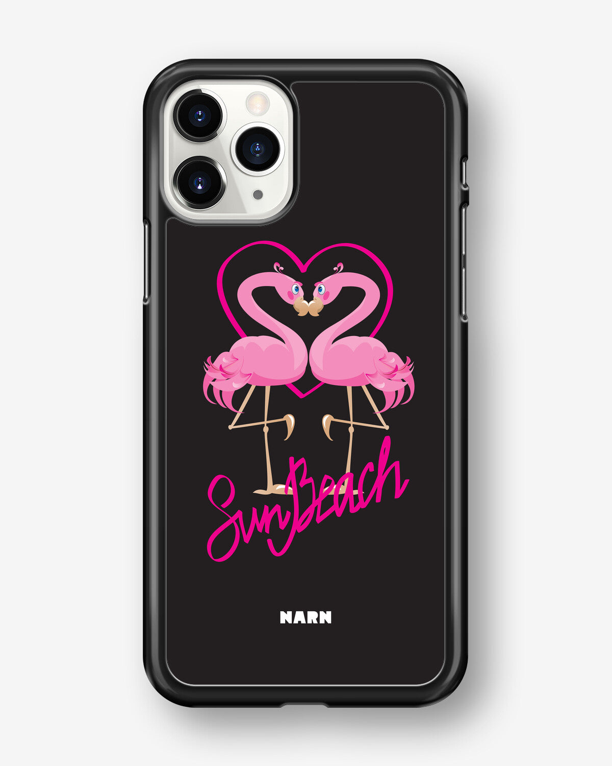 iPhone 11 Pro MAX Hard Case – Beach Flamingo - View 1