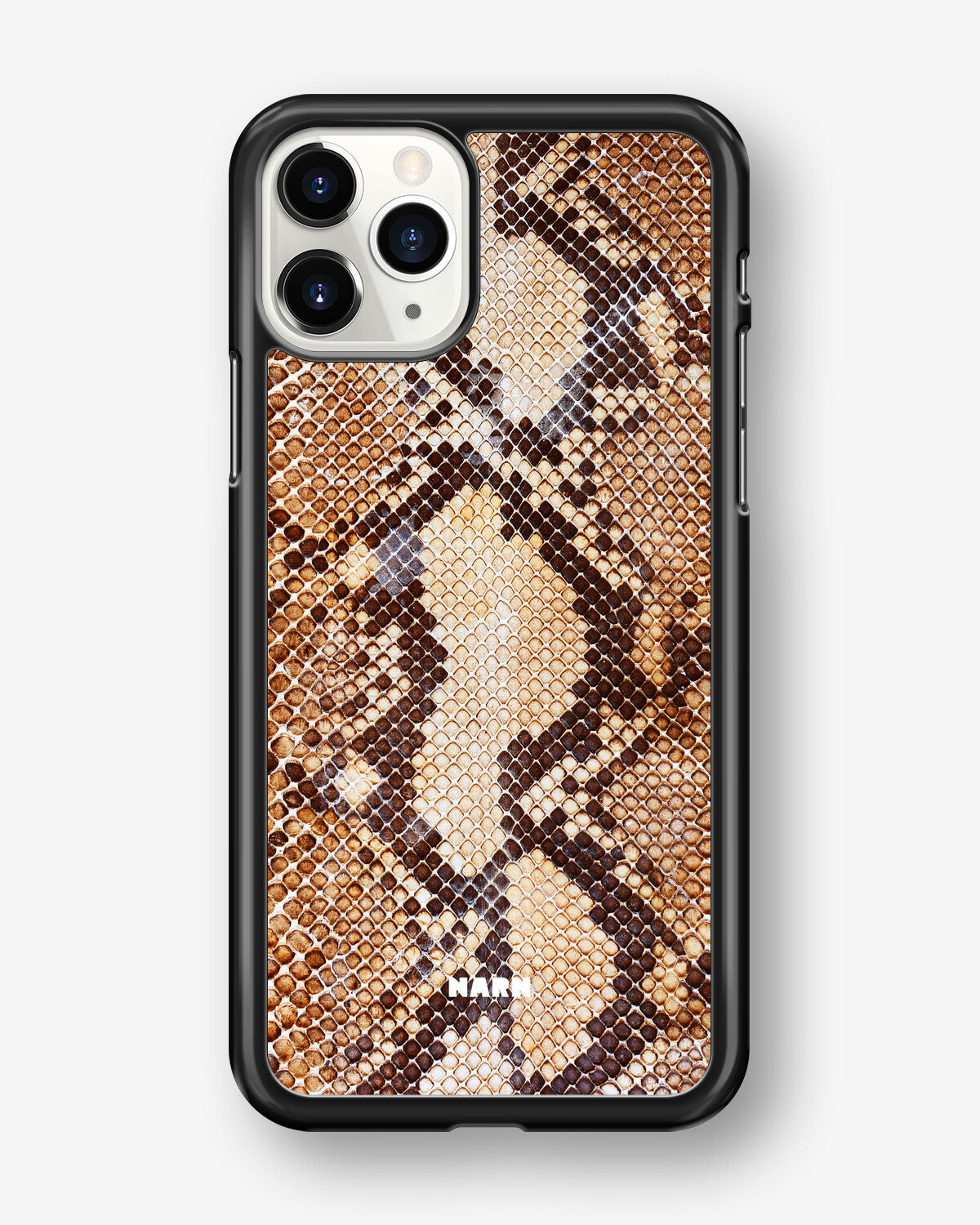 iPhone 11 Pro MAX Hard Case – Brown Snakeskin - View 1