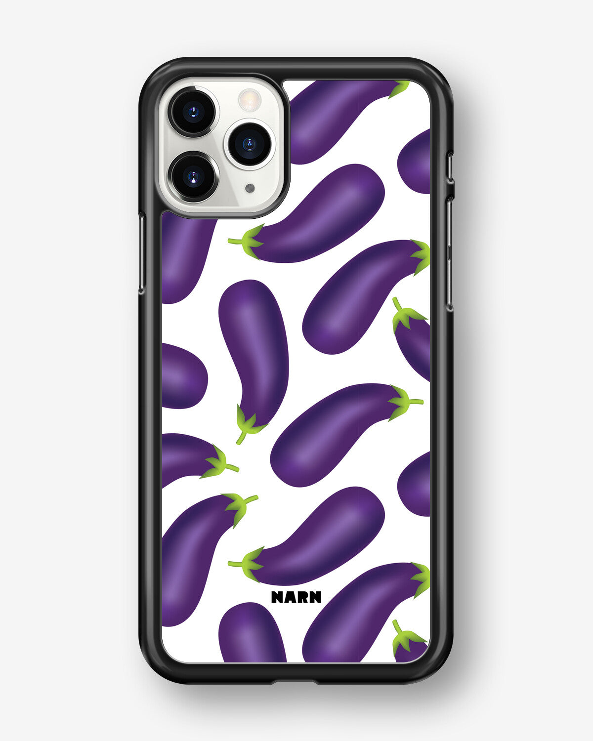 iPhone 11 Pro MAX Hard Case – Eggplant Pattern - View 1