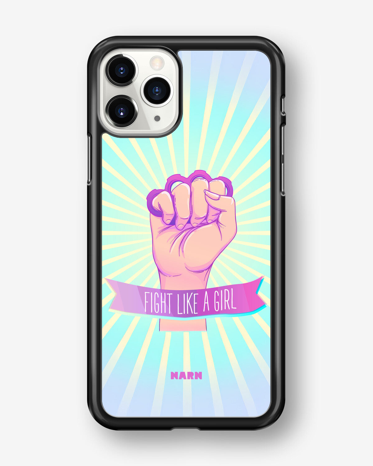 iPhone 11 Pro MAX Hard Case – Fight Like A Girl - View 1