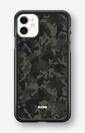 iPhone 11 Hard Case – Jungle Green Camo - View 1