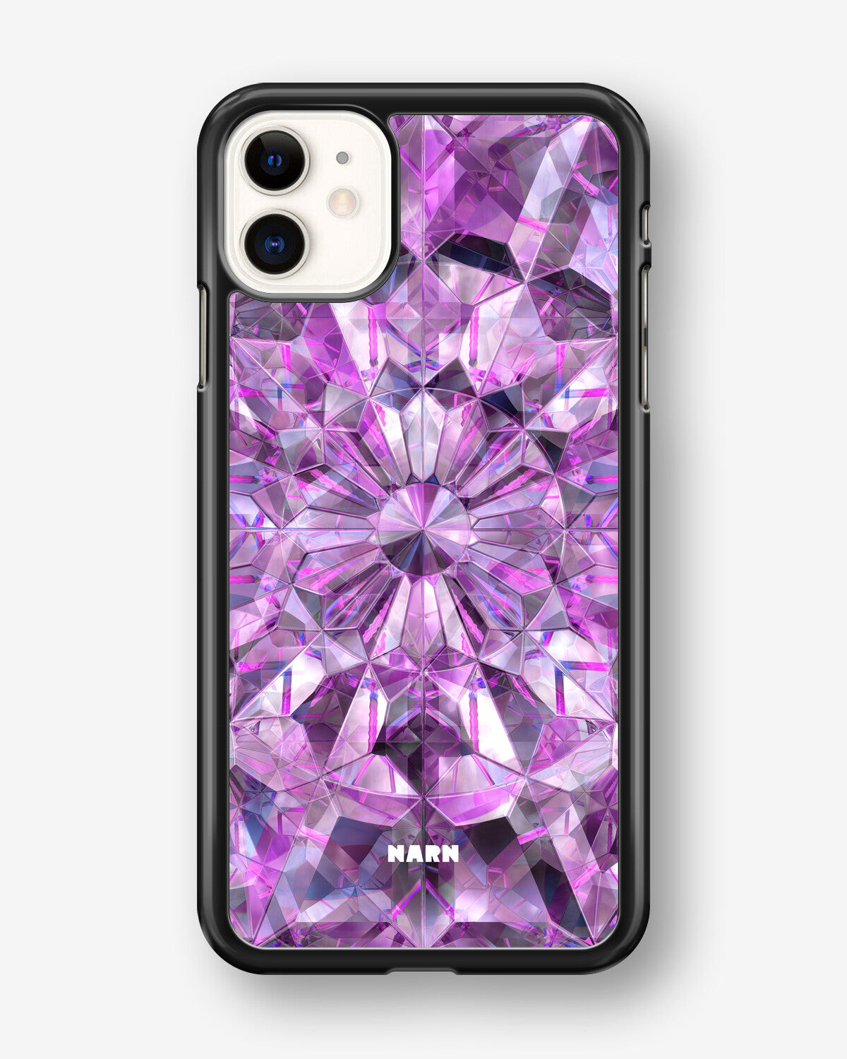 iPhone 11 Hard Case – Lavender Crystals - View 1