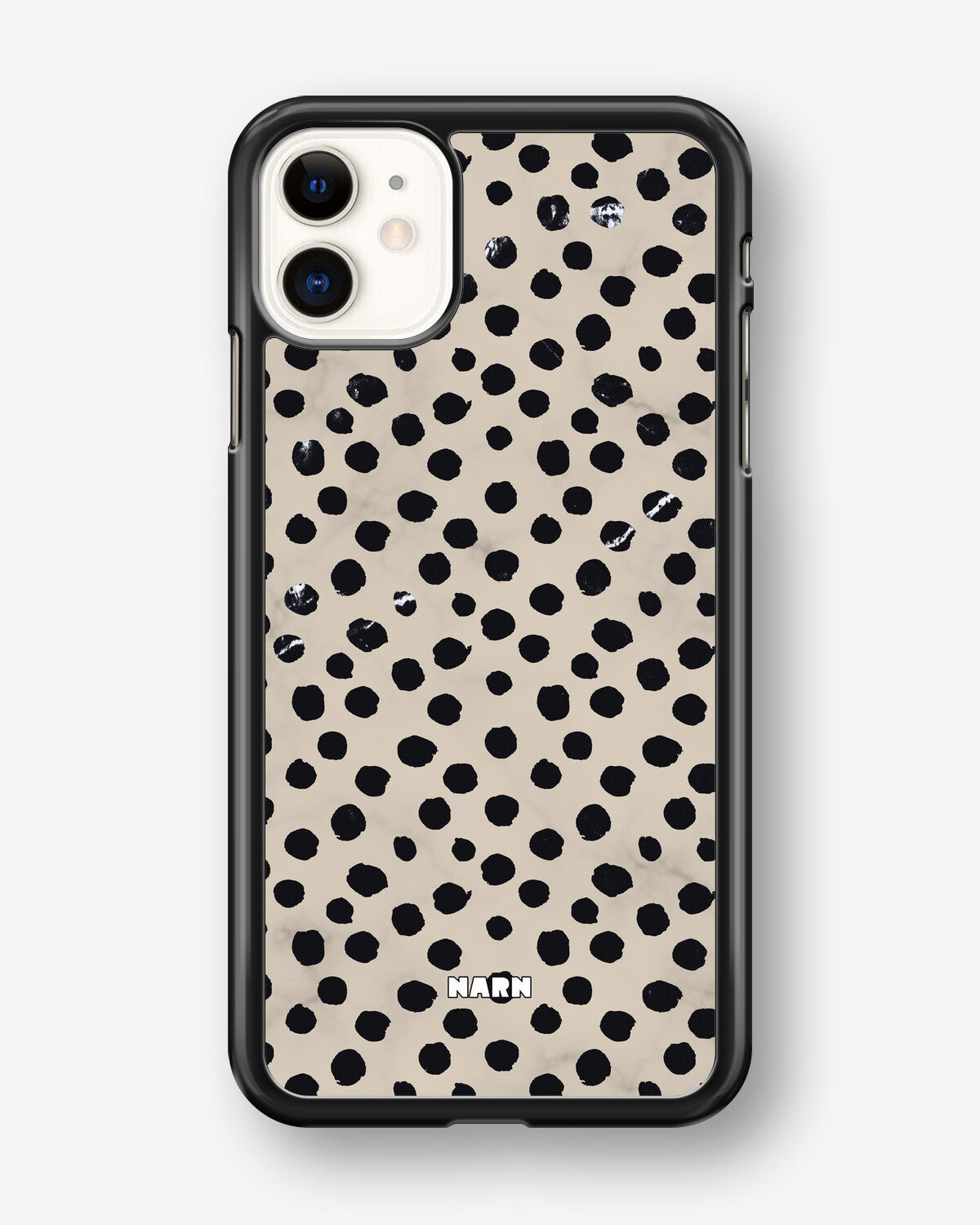 iPhone 11 Hard Case – Marble Dots - View 1
