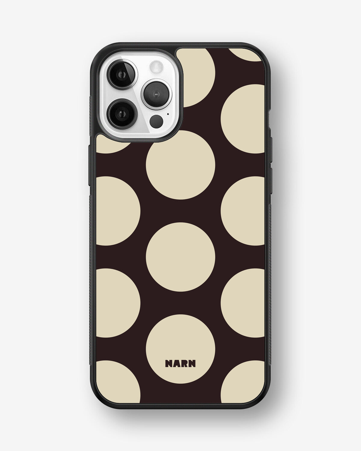 iPhone 12 / iPhone 12 Pro Hard Case – Bold Dots - View 1