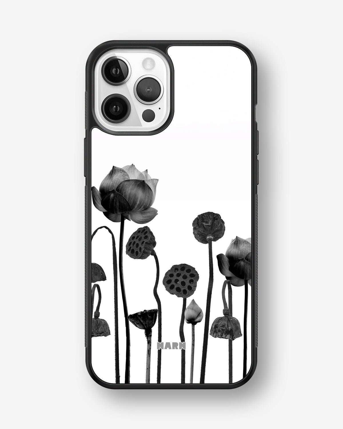iPhone 12 / iPhone 12 Pro Hard Case – Lotus Blooms - View 1