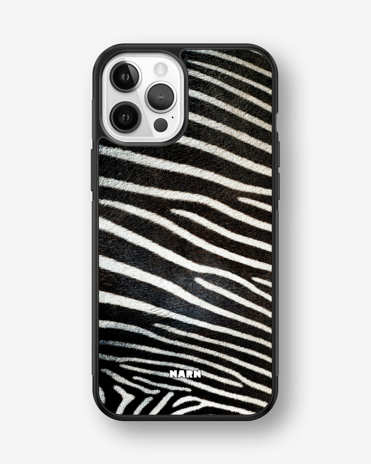 iPhone 12 / iPhone 12 Pro Hard Case – Zebra Stripe - View 1