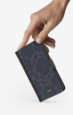 iPhone 12 / iPhone 12 Pro Wallet Case - Midnight Rose - View 2