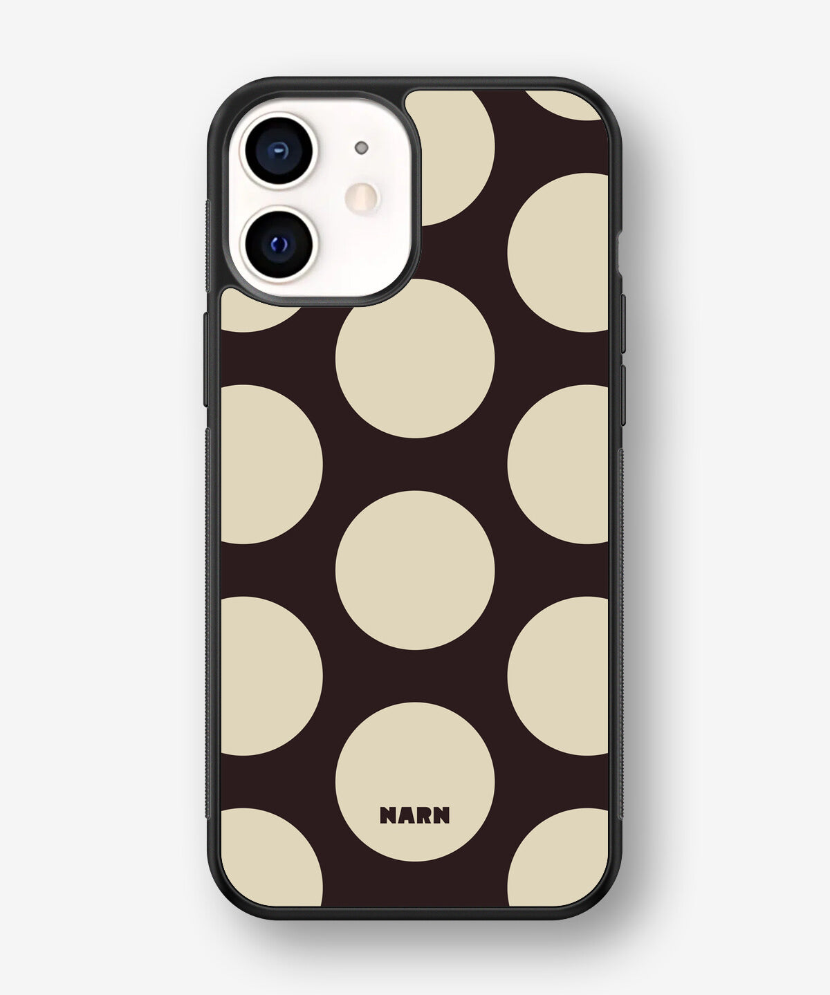 iPhone 12 Mini Hard Case – Bold Dots - View 1