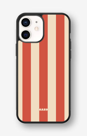 iPhone 12 Mini Hard Case – Sunset Stripes - View 1