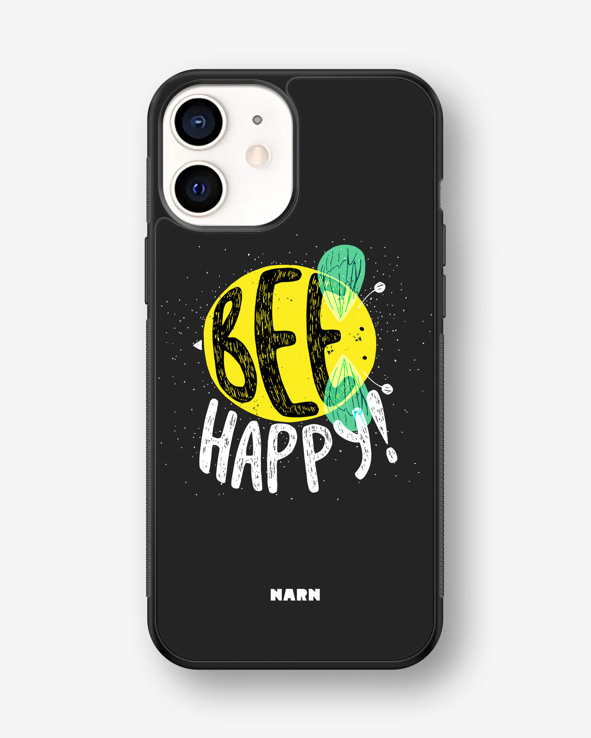 iPhone 12 Mini Hard Case – BEE Happy - View 1