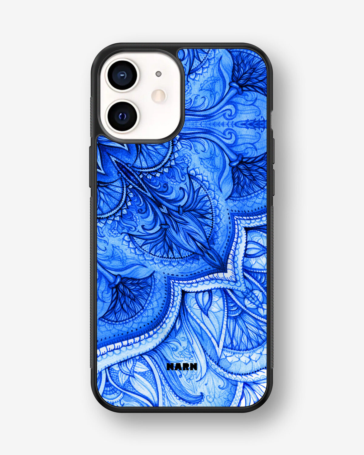 iPhone 12 Mini Hard Case – Blue Vintage - View 1
