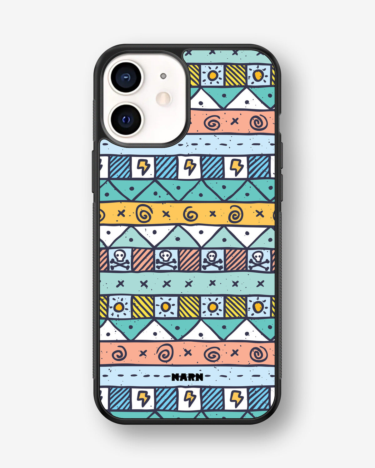 iPhone 12 Mini Hard Case – Cute Pattern - View 1