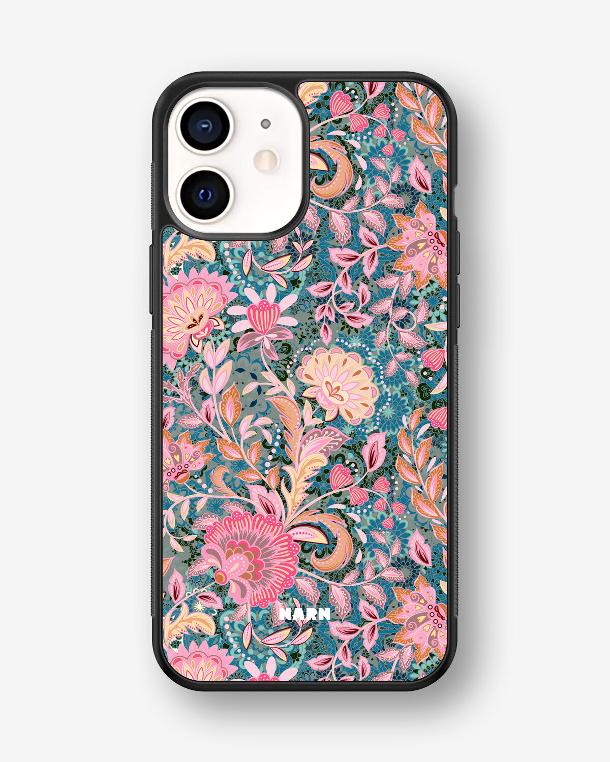 iPhone 12 Mini Hard Case – Fantasy Flowers - View 1