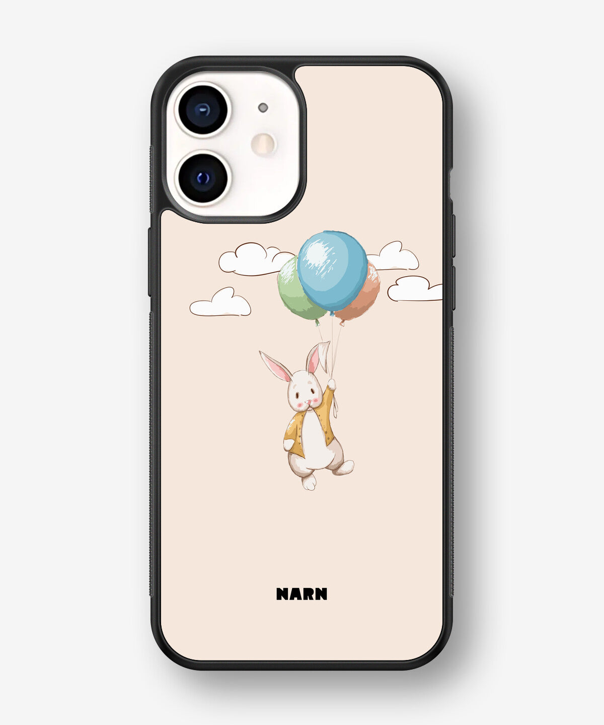 iPhone 12 Mini Hard Case – Flying Rabbit - View 1