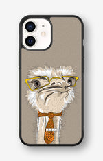 iPhone 12 Mini Hard Case – Hipster Ostrich - View 1