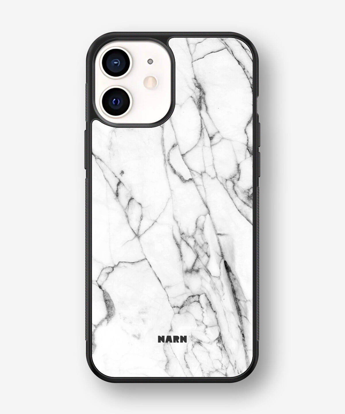 iPhone 12 Mini Hard Case – Milky Marble - View 1