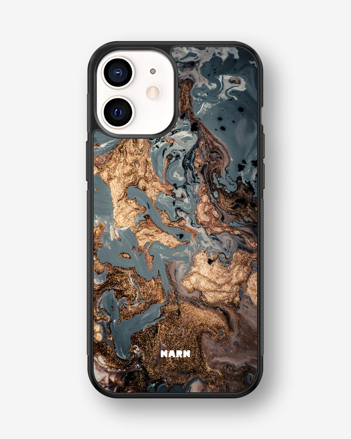 iPhone 12 Mini Hard Case – Molten Gold - View 1
