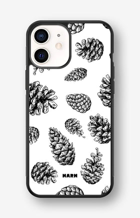 iPhone 12 Mini Hard Case – Pine Cones - View 1
