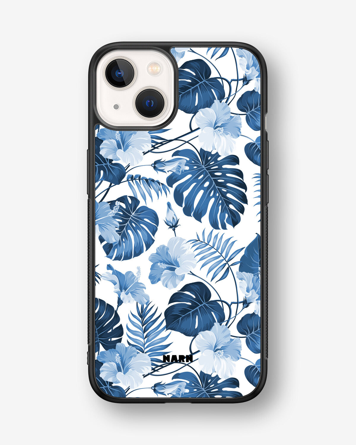 iPhone 13 Mini Hard Case – Blue Tropics - View 1