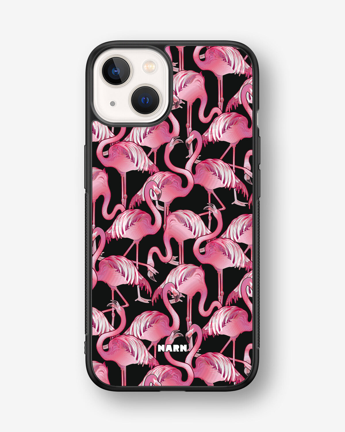iPhone 13 Mini Hard Case – Flamingos - View 1