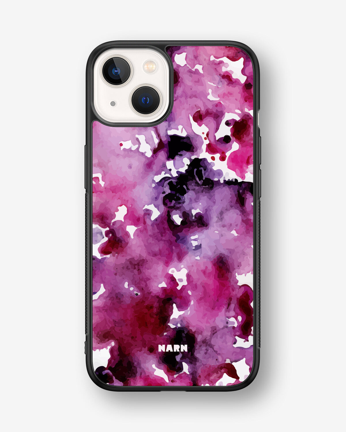 iPhone 13 Mini Hard Case – Floral Splash - View 1