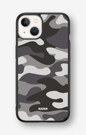 iPhone 13 Mini Hard Case – Grey Camo - View 1