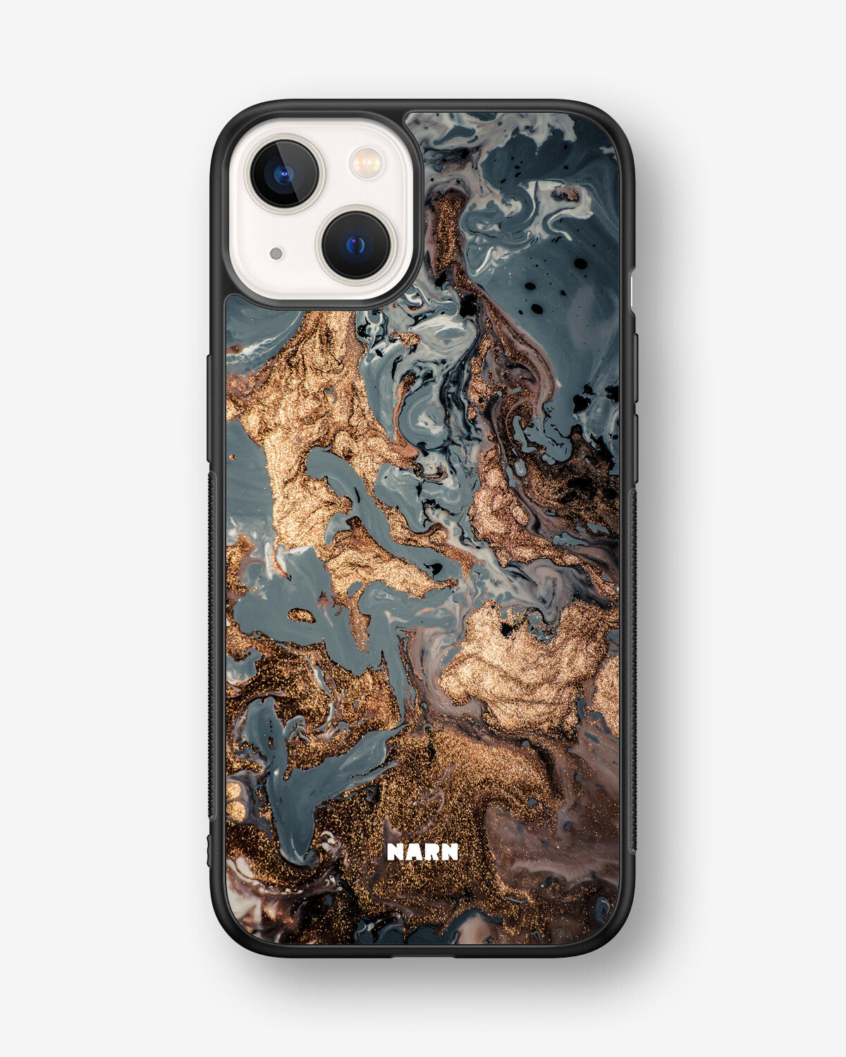 iPhone 13 Mini Hard Case – Molten Gold - View 1