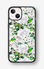 iPhone 13 Mini Hard Case – White Bloom - View 1