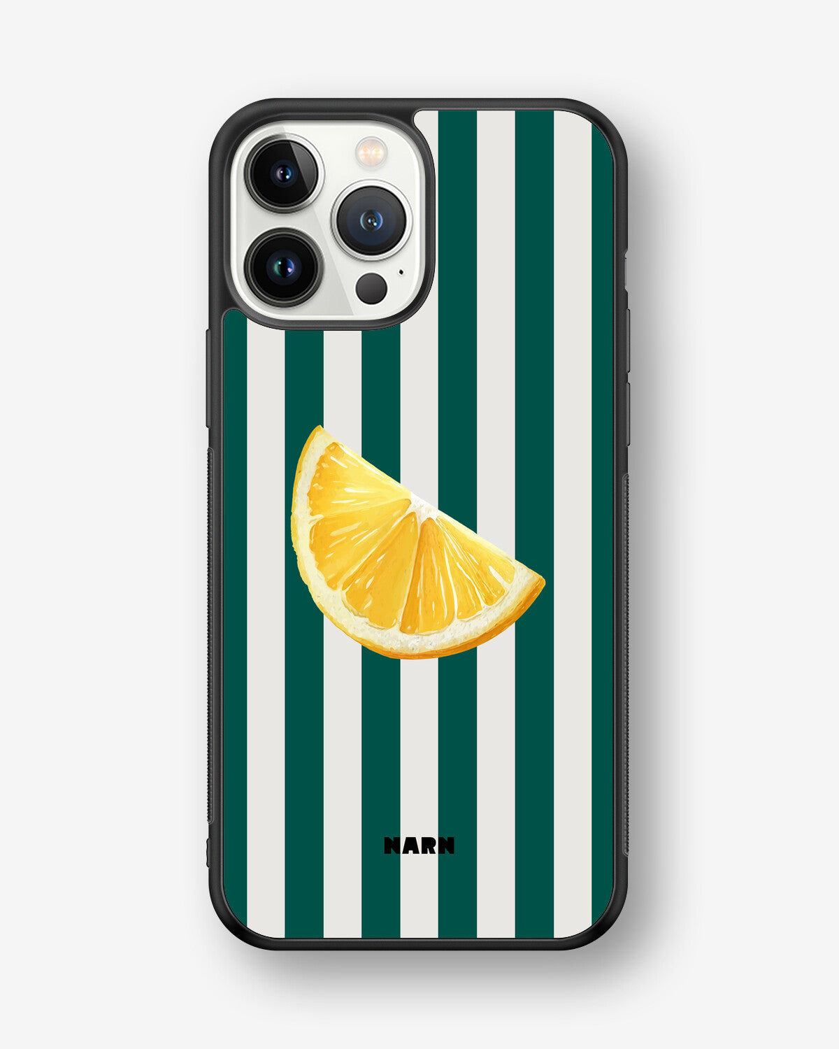 iPhone 13 Pro Max Hard Case – Lemon Stripes - View 1