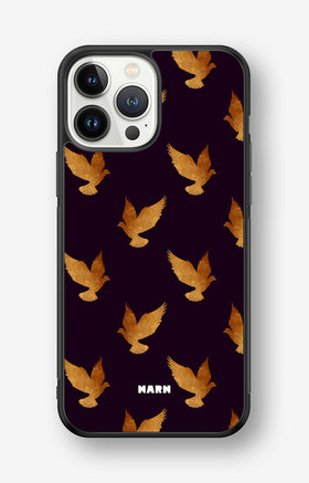 iPhone 13 Pro Max Hard Case – Royal Doves - View 1