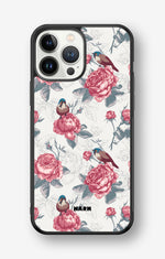 iPhone 13 Pro Max Hard Case – Birds Among Roses - View 1