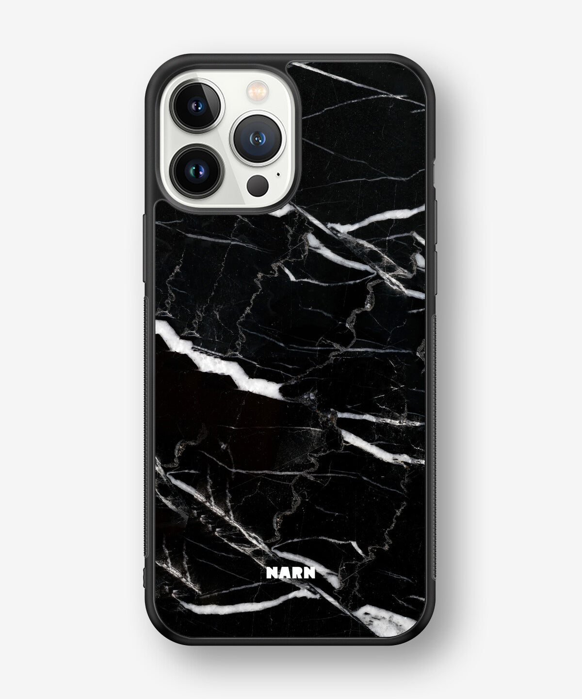 iPhone 13 Pro Max Hard Case – Black Marble - View 1