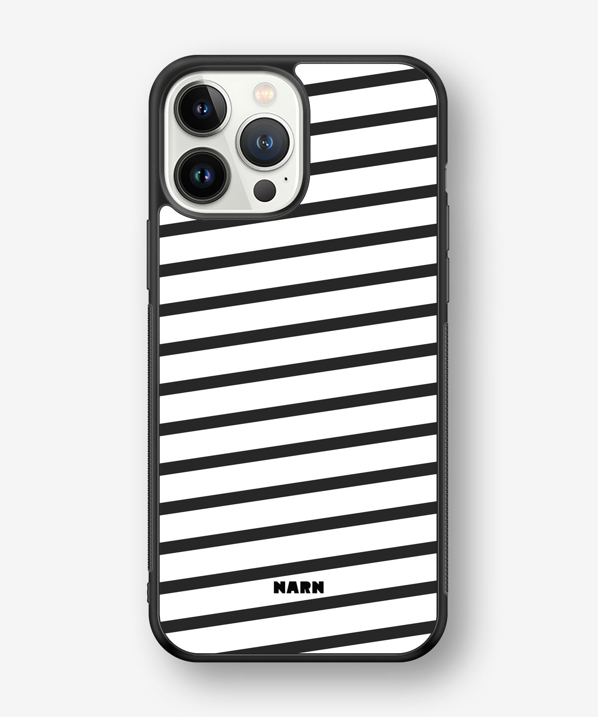 iPhone 13 Pro Max Hard Case – Black Stripes - View 1