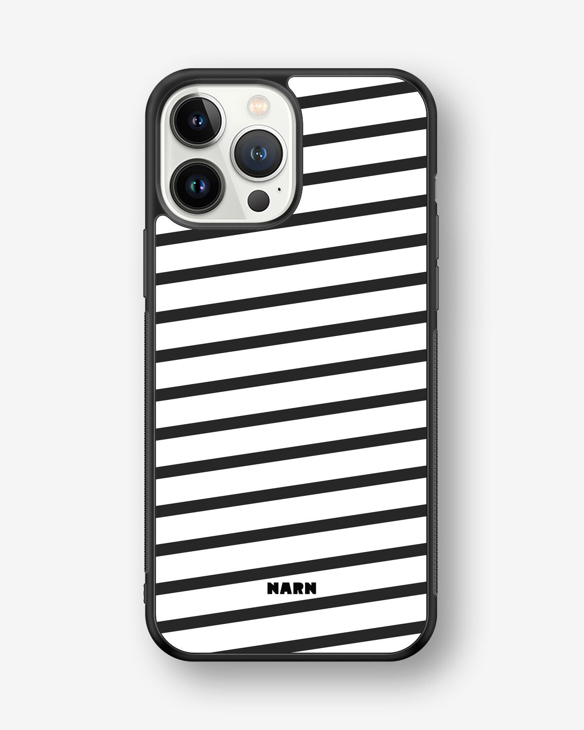 iPhone 13 Pro Max Hard Case – Black Stripes - View 1