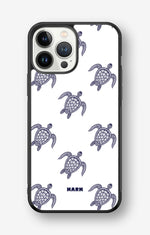 iPhone 13 Pro Max Hard Case – Blue Turtles - View 1