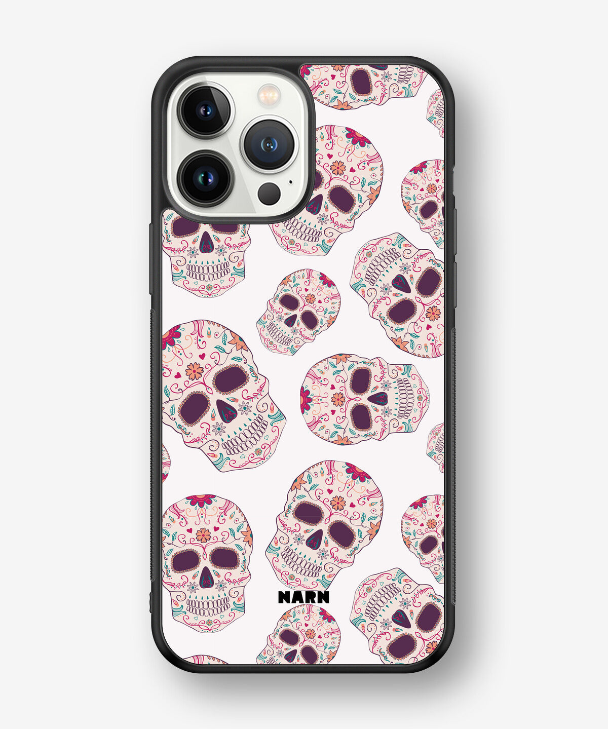 iPhone 13 Pro Max Hard Case – Calavera Skulls - View 1