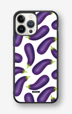 iPhone 13 Pro Max Hard Case – Eggplant Pattern - View 1