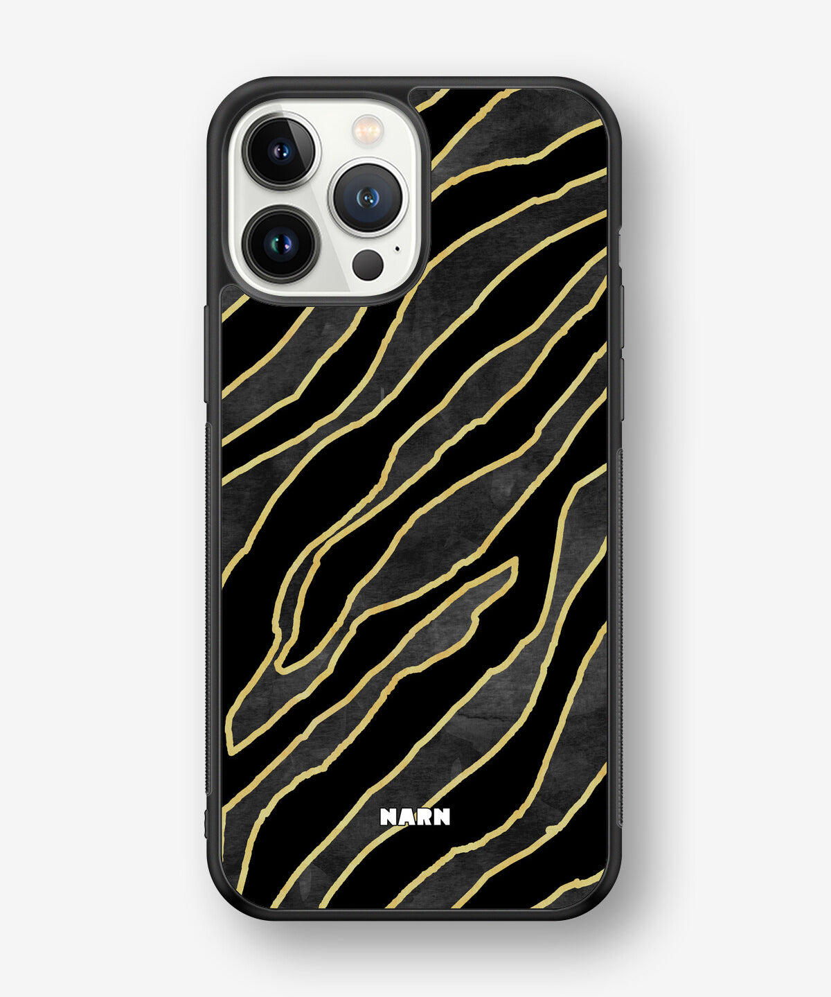 iPhone 13 Pro Max Hard Case – Golden Zebra - View 1