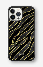 iPhone 13 Pro Max Hard Case – Golden Zebra - View 1