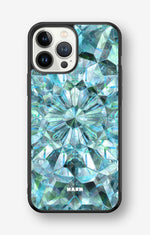 iPhone 13 Pro Max Hard Case – Green Crystals - View 1