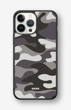 iPhone 13 Pro Max Hard Case – Grey Camo - View 1