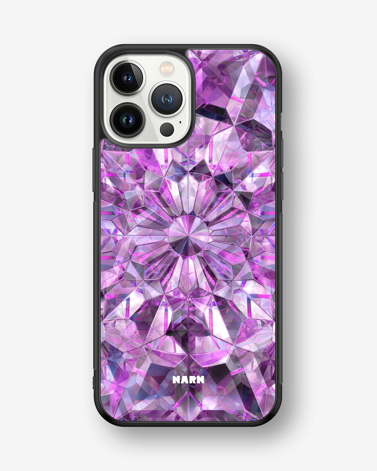 iPhone 13 Pro Max Hard Case – Lavender Crystals - View 1