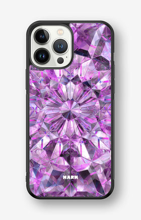 iPhone 13 Pro Max Hard Case – Lavender Crystals - View 1
