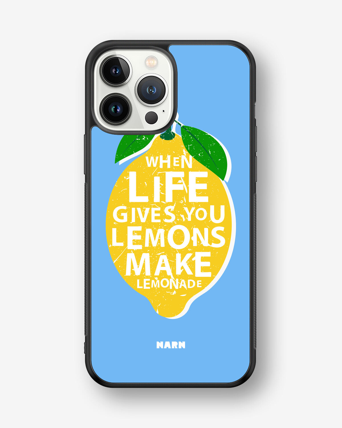 iPhone 13 Pro Max Hard Case – Lemon Quote - View 1