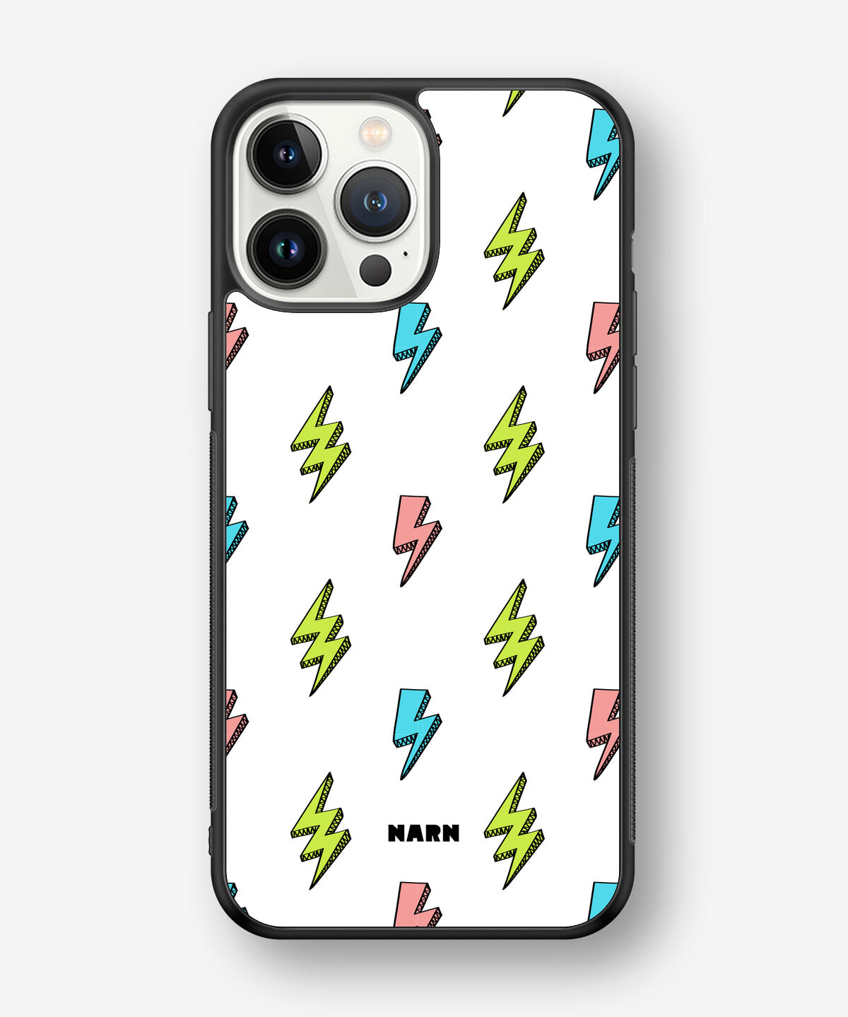 iPhone 13 Pro Max Hard Case – Lightning Bolts - View 1