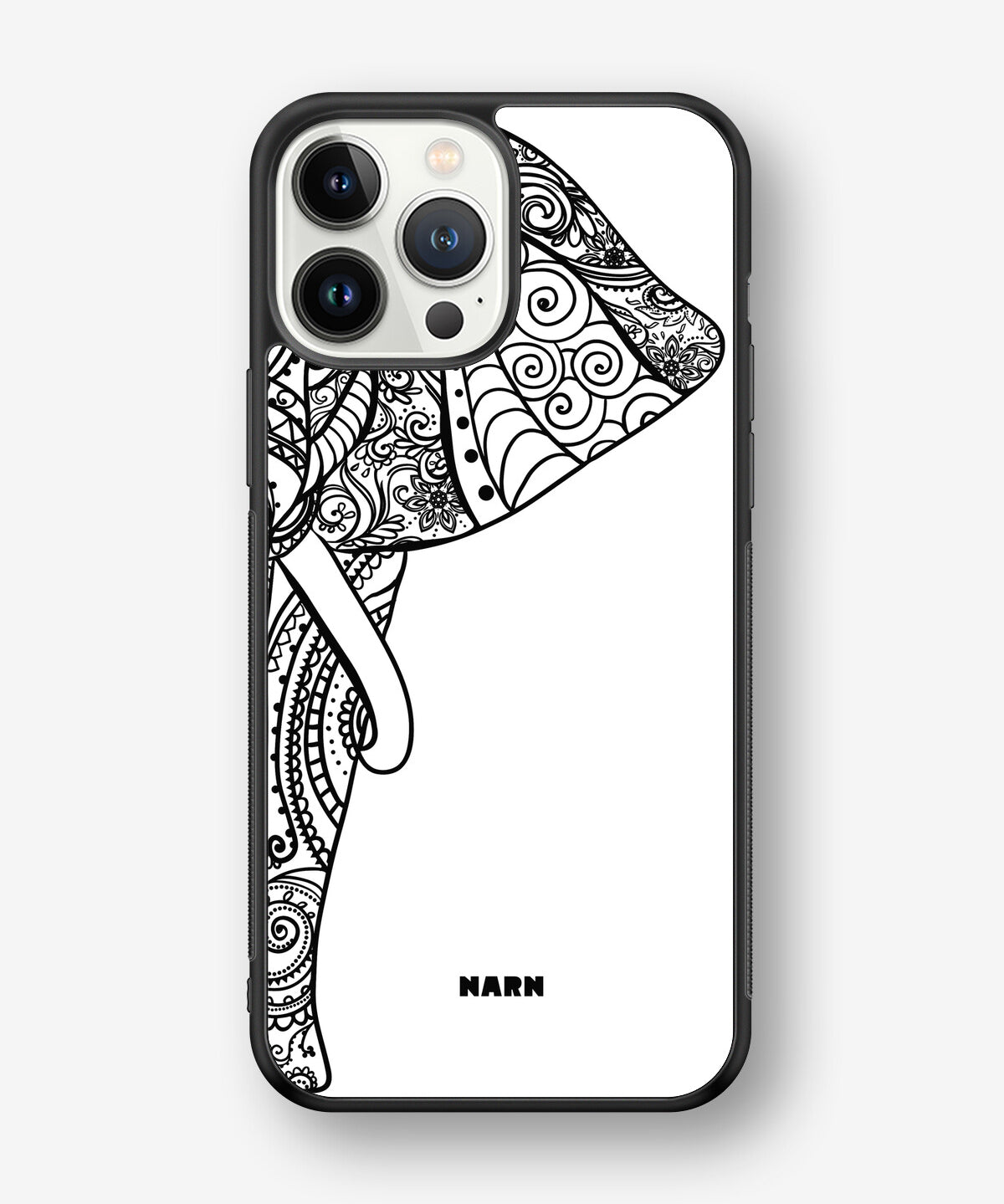 iPhone 13 Pro Max Hard Case – Mandala Elephant - View 1