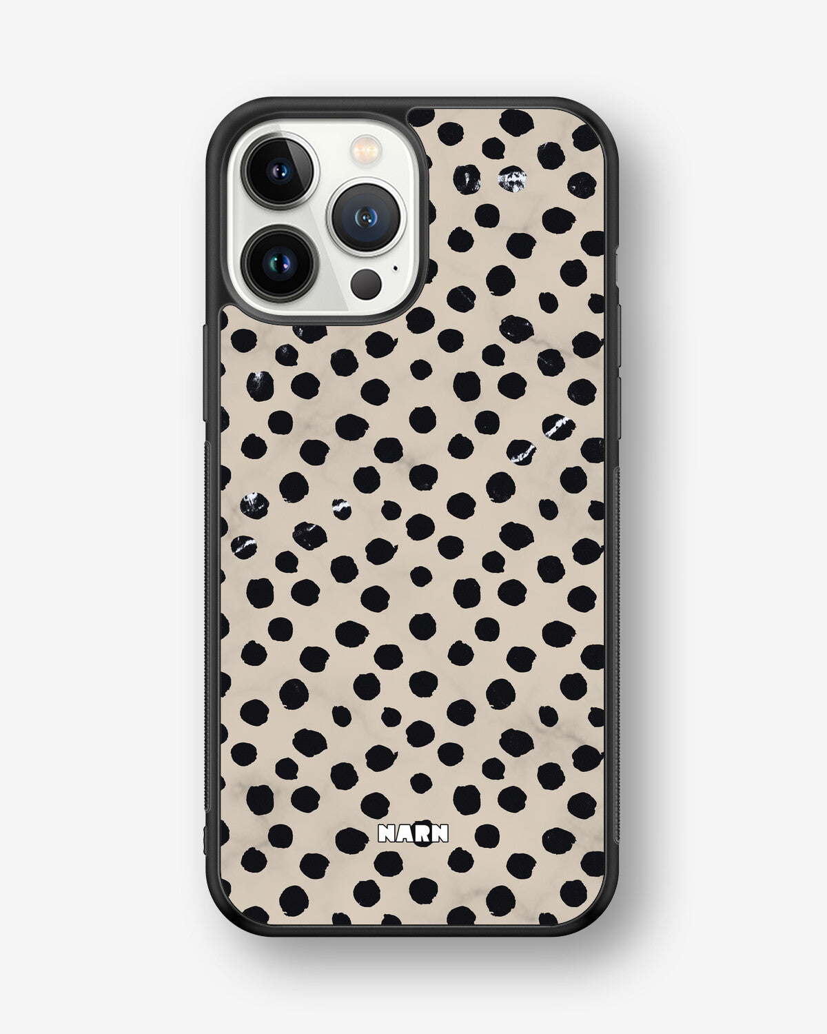 iPhone 13 Pro Max Hard Case – Marble Dots - View 1