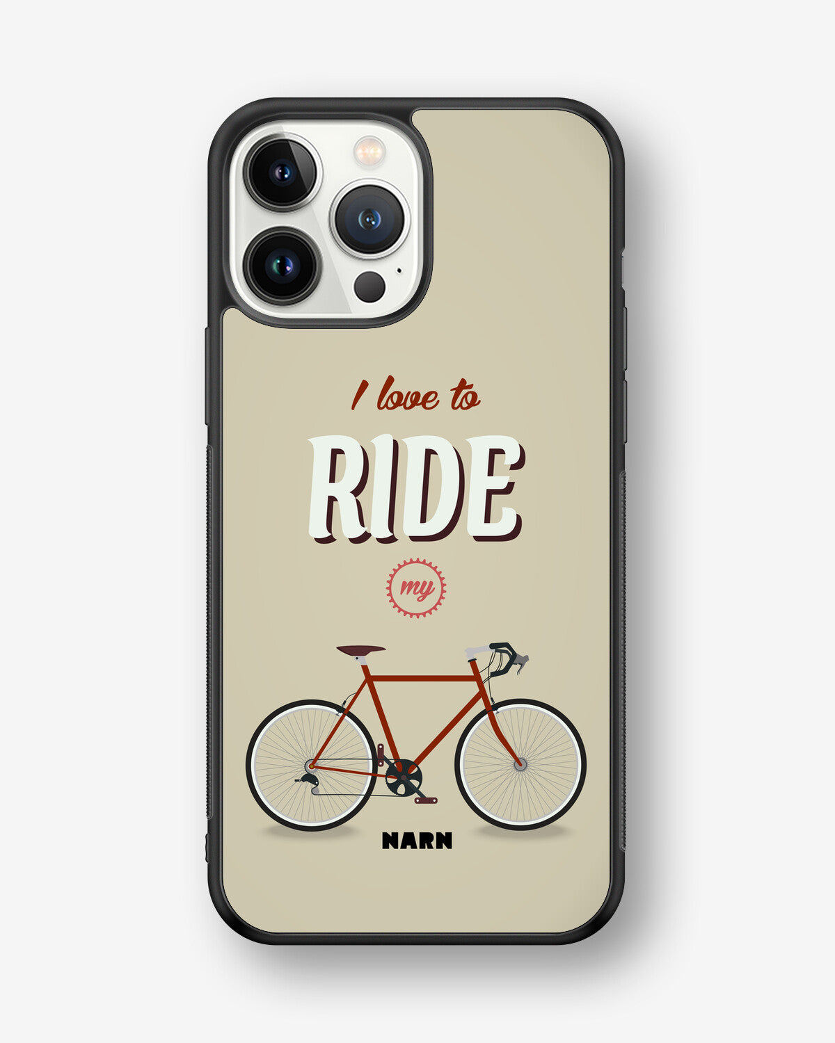 iPhone 13 Pro Max Hard Case – Ride My Bicycle - View 1