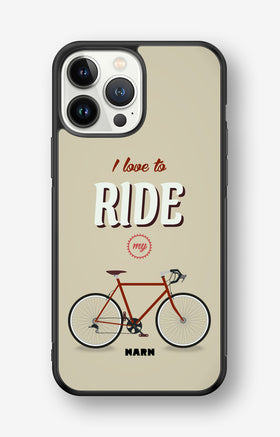 iPhone 13 Pro Max Hard Case – Ride My Bicycle - View 1