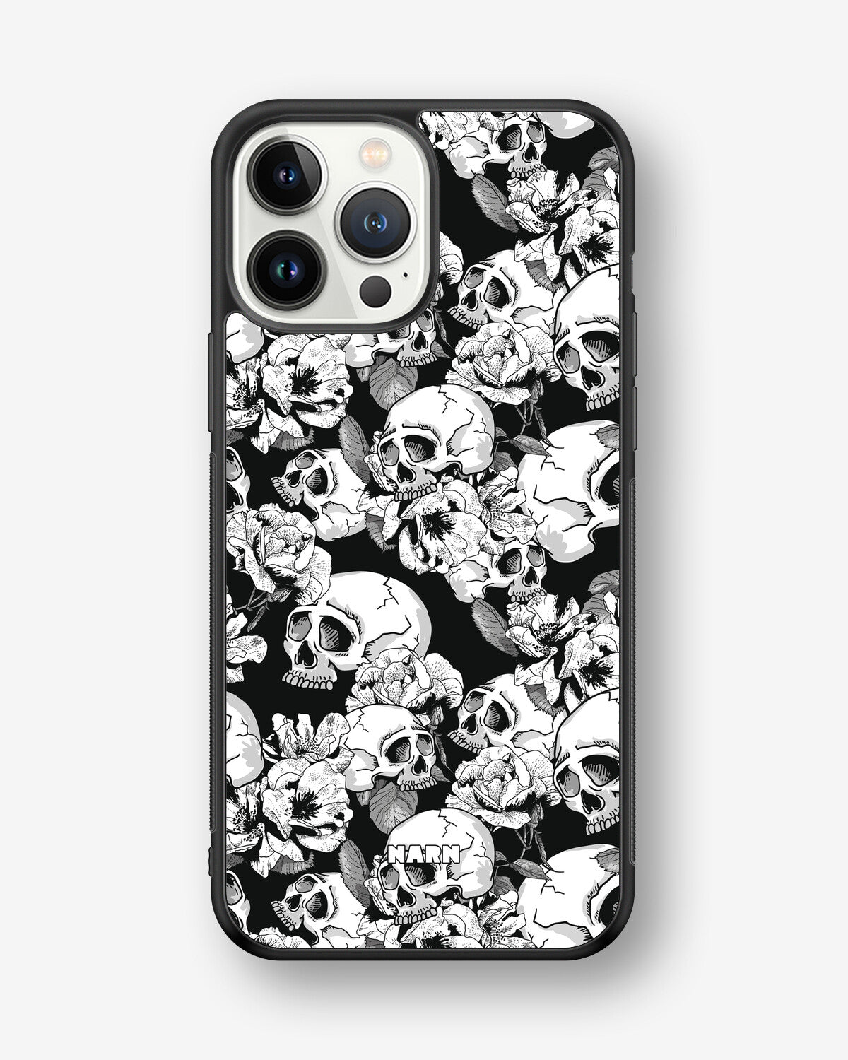 iPhone 13 Pro Max Hard Case – Skull Garden - View 1